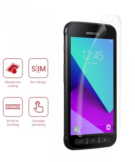 Rosso Samsung Galaxy XCover 4(s) Ultra Clear Screen Protector Duo Pack afbeelding 2