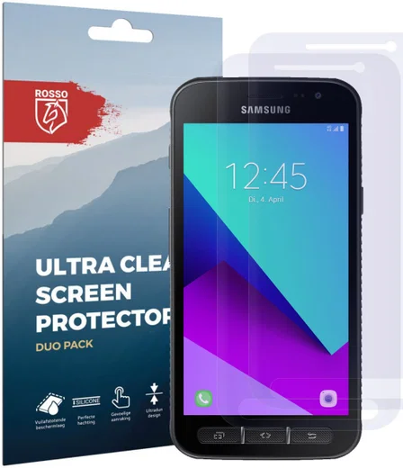Rosso Samsung Galaxy XCover 4(s) Ultra Clear Screen Protector Duo Pack afbeelding 10