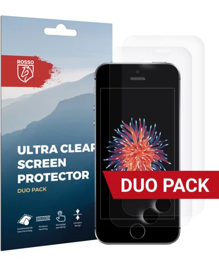 Rosso Apple iPhone 5(s)/5C/SE Ultra Clear Screen Protector Duo Pack afbeelding 1