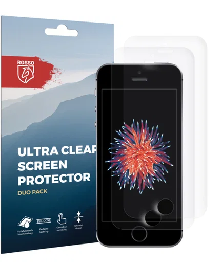 Rosso Apple iPhone 5(s)/5C/SE Ultra Clear Screen Protector Duo Pack afbeelding 10