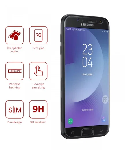 Rosso Samsung Galaxy J5 2017 9H Tempered Glass Screen Protector afbeelding 2