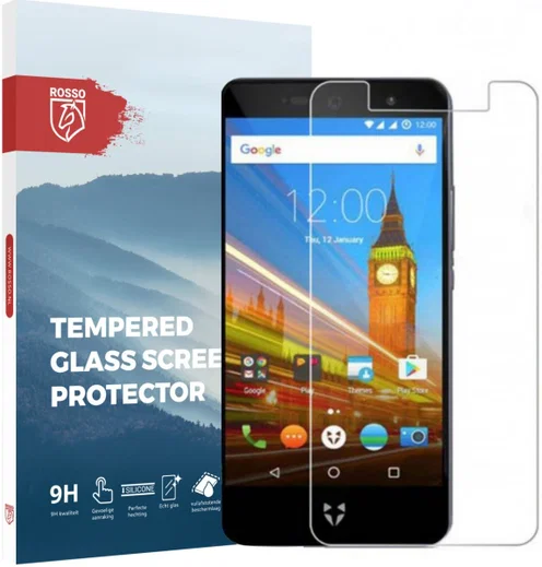 Rosso Wileyfox Swift 2X 9H Tempered Glass Screen Protector afbeelding 1
