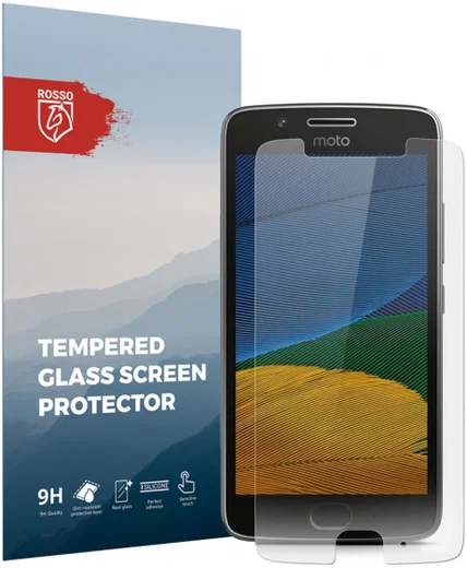 Rosso Motorola Moto G5 9H Tempered Glass Screen Protector afbeelding 1