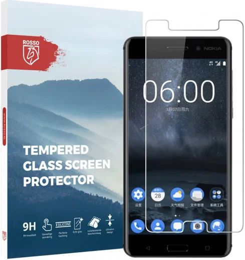 Rosso Nokia 6 9H Tempered Glass Screen Protector afbeelding 1