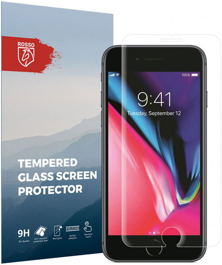 Rosso Apple iPhone 6 / 6S / 7 / 8 9H Tempered Glass Screen Protector afbeelding 1