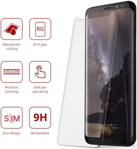 Rosso Samsung Galaxy S8 Plus Tempered Glass Screen Protector afbeelding 2