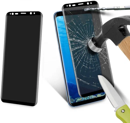 Samsung Galaxy S8 Plus Privacy Tempered Glass Zwart afbeelding 7