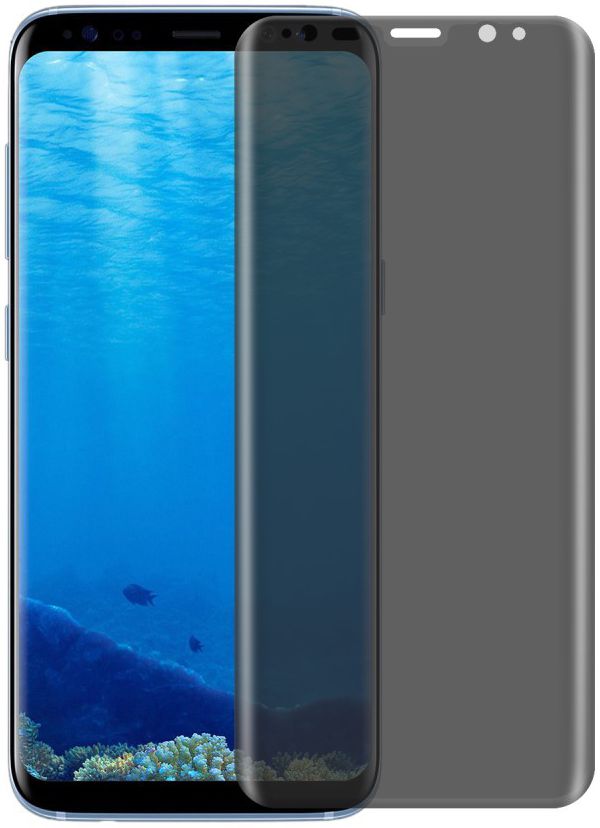 Samsung Galaxy S8 Plus Privacy Tempered Glass Transparant afbeelding 1
