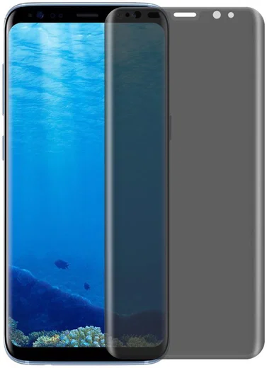 Samsung Galaxy S8 Plus Privacy Tempered Glass Transparant afbeelding 1