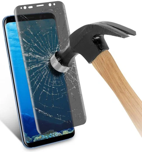 Samsung Galaxy S8 Plus Privacy Tempered Glass Transparant afbeelding 7