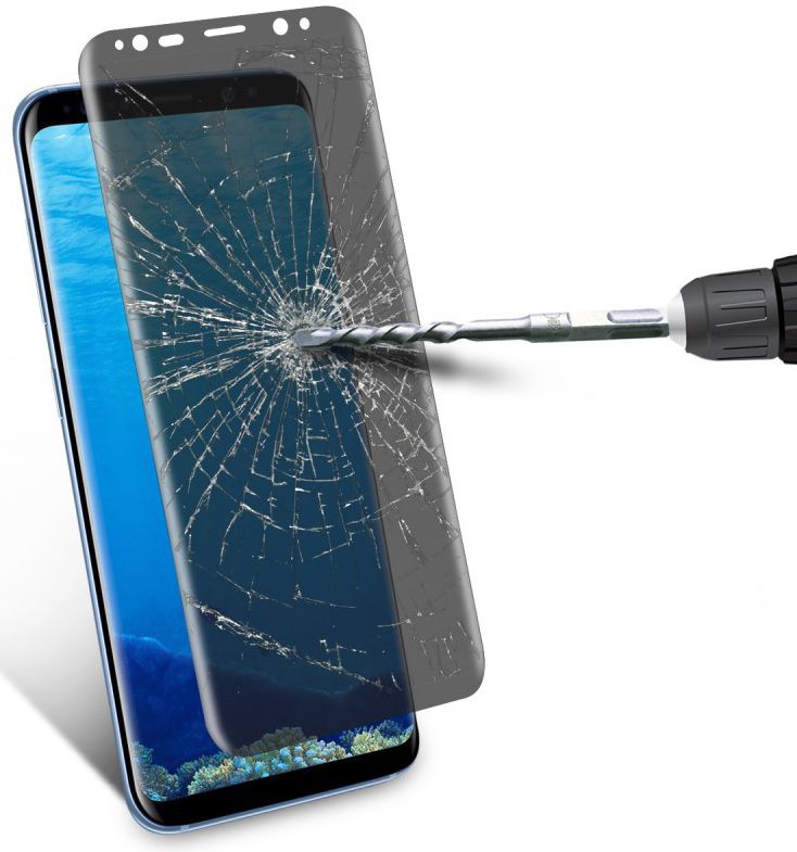 Samsung Galaxy S8 Plus Privacy Tempered Glass Transparant afbeelding 8