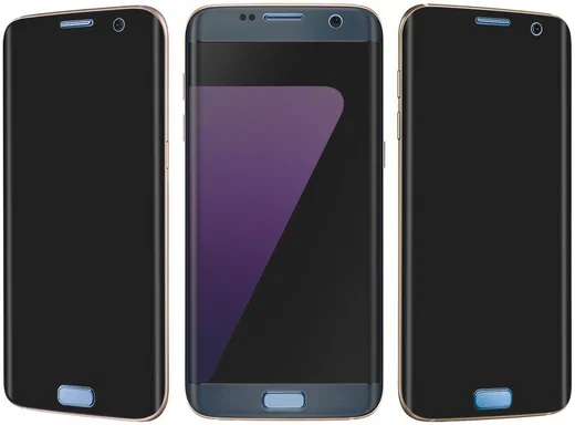 Samsung Galaxy S7 Edge  Privacy Tempered Glass Transparant afbeelding 2