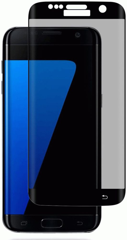 Samsung Galaxy S7 Edge  Privacy Tempered Glass Zwart afbeelding 1