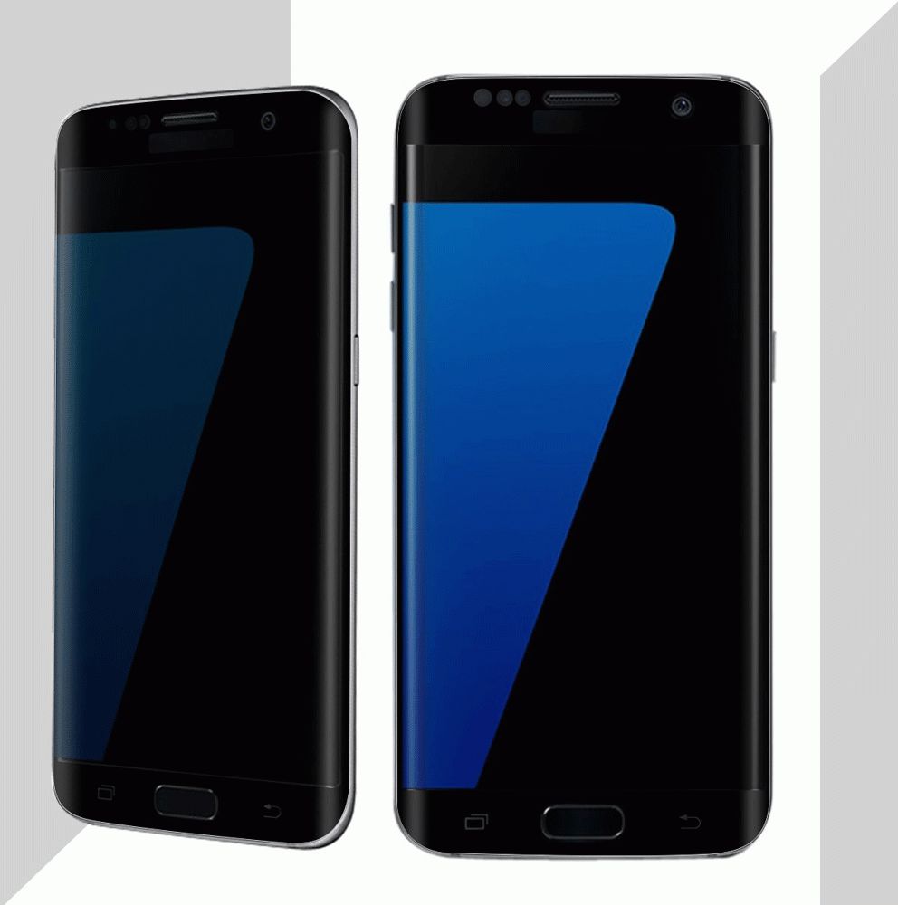 Samsung Galaxy S7 Edge  Privacy Tempered Glass Zwart afbeelding 2