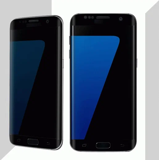 Samsung Galaxy S7 Edge  Privacy Tempered Glass Zwart afbeelding 2