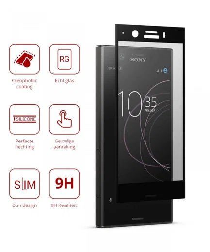 Rosso Sony Xperia XZ1 Compact 9H Tempered Glass Screen Protector afbeelding 2