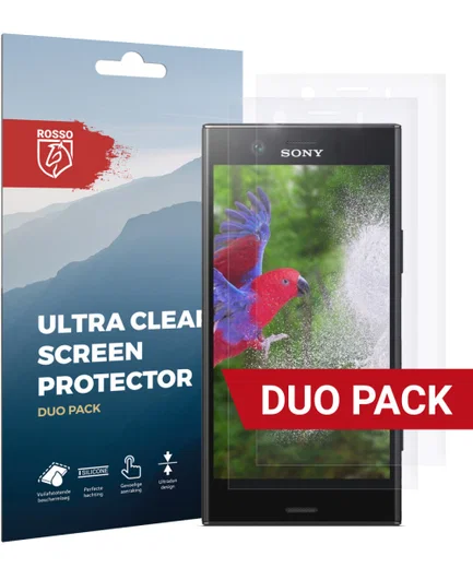 Rosso Sony Xperia XZ1 Compact Ultra Clear Screen Protector Duo Pack afbeelding 1