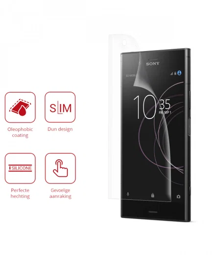 Rosso Sony Xperia XZ1 Compact Ultra Clear Screen Protector Duo Pack afbeelding 2