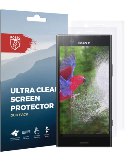 Rosso Sony Xperia XZ1 Compact Ultra Clear Screen Protector Duo Pack afbeelding 9