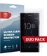 Rosso Sony Xperia XA1 Plus Ultra Clear Screen Protector Duo Pack afbeelding 1