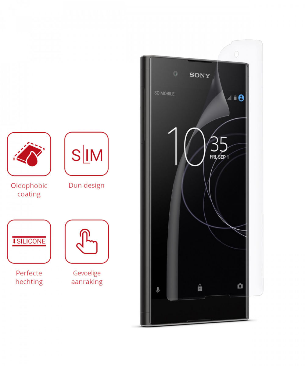 Rosso Sony Xperia XA1 Plus Ultra Clear Screen Protector Duo Pack afbeelding 2