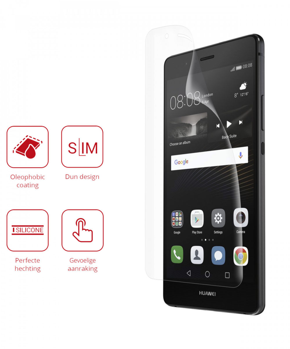 Rosso Huawei P9 Lite Ultra Clear Screen Protector Duo Pack afbeelding 2
