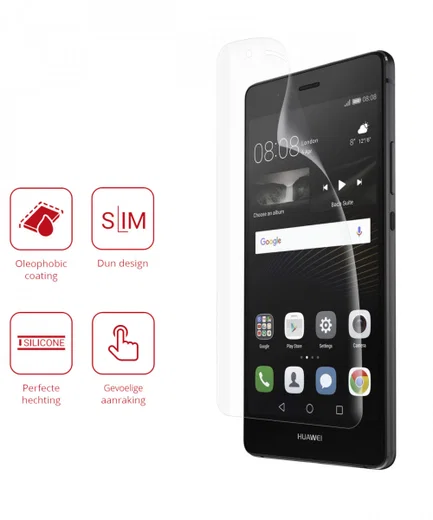 Rosso Huawei P9 Lite Ultra Clear Screen Protector Duo Pack afbeelding 2