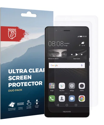 Rosso Huawei P9 Lite Ultra Clear Screen Protector Duo Pack afbeelding 9