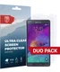 Rosso Samsung Galaxy Note 4 Ultra Clear Screen Protector Duo Pack afbeelding 1
