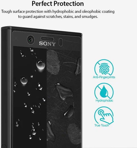 Ringke ID Full Cover Screen Protector Sony Xperia XZ1 Compact [2-Pack] afbeelding 6
