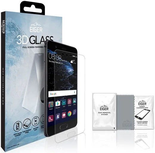 Eiger 3D Tempered Glass Screen Protector Huawei P10 afbeelding 9