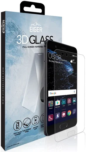 Eiger 3D Tempered Glass Screen Protector Huawei P10 afbeelding 1