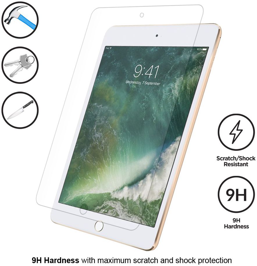 Eiger Apple iPad Mini 4 Tempered Glass Case Friendly Protector Plat afbeelding 4