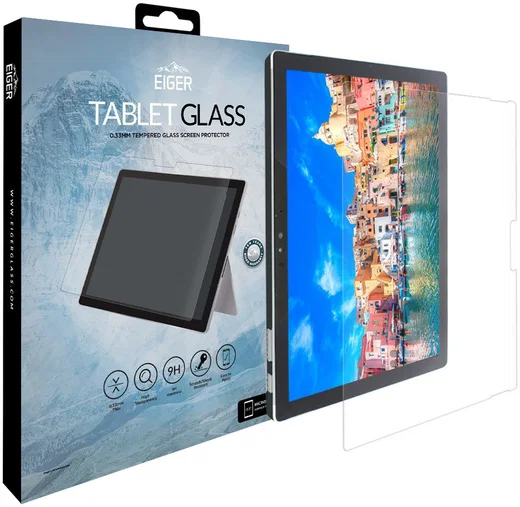 Eiger Microsoft Surface Pro 4 Tempered Glass Case Friendly Plat afbeelding 1