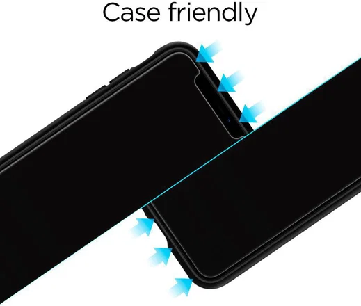 Spigen Apple iPhone X / XS tempered glas screenprotector afbeelding 3