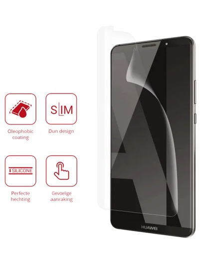 Rosso Huawei Mate 10 Pro Ultra Clear Screen Protector Duo Pack afbeelding 2