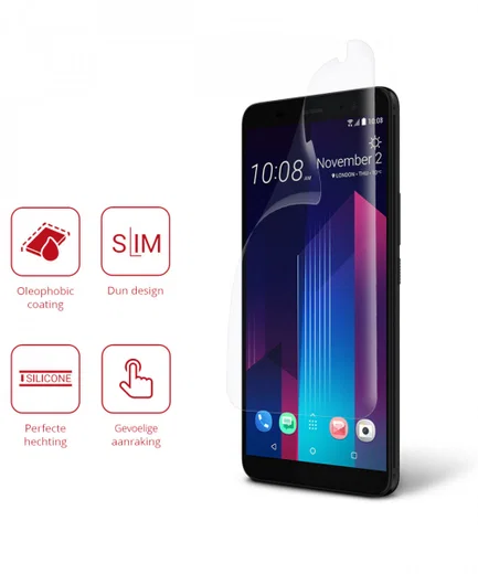 Rosso HTC U11 Plus Ultra Clear Screen Protector Duo Pack afbeelding 2
