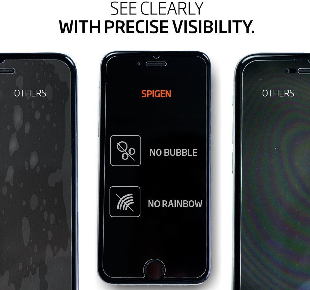Spigen iPhone 6S Plus Screen Protector afbeelding 4