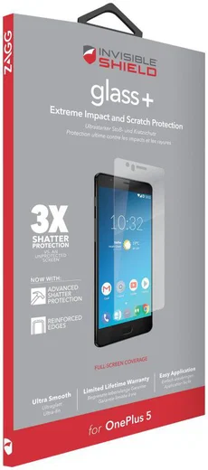 ZAGG InvisibleShield Glass+ Tempered Glass OnePlus 5 afbeelding 1