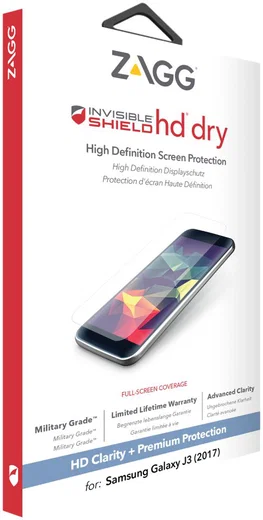 ZAGG InvisibleShield HD Dry Screen Protector Samsung Galaxy J3 (2017) afbeelding 2