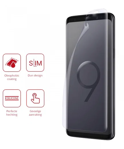Rosso Samsung Galaxy S9 Ultra Clear Screen Protector Duo Pack afbeelding 2