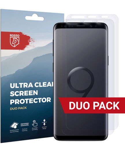 Rosso Samsung Galaxy S9 Plus Ultra Clear Screen Protector Duo Pack afbeelding 1