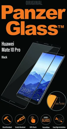 PanzerGlass Huawei Mate 10 Pro Edge To Edge Screenprotector Zwart afbeelding 1