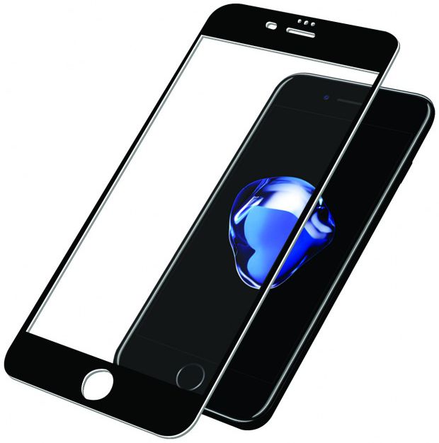 PanzerGlass iPhone 6/7/8 Plus Case Friendly Screenprotector Zwart afbeelding 3
