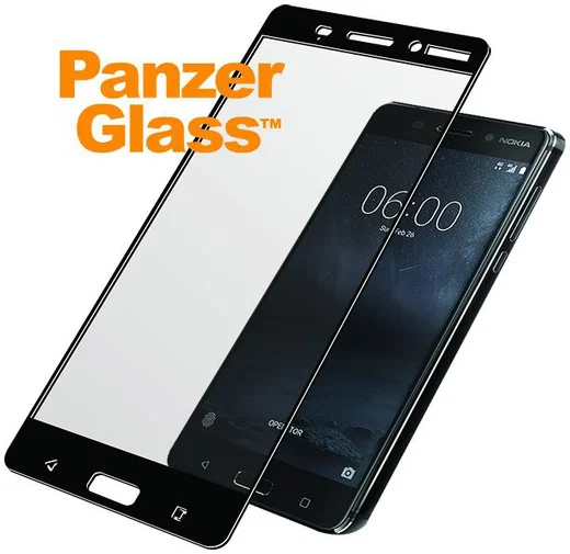 PanzerGlass Tempered Glass Screen Protector Nokia 6 Zwart afbeelding 2