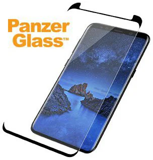 PanzerGlass Samsung Galaxy S9 Plus Case Friendly Screenprotector Zwart afbeelding 2