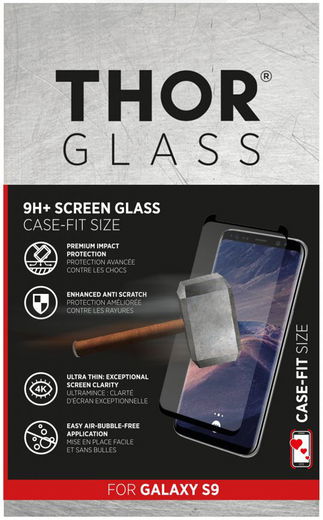 THOR Case Friendly Tempered Glass Samsung Galaxy S9 afbeelding 2