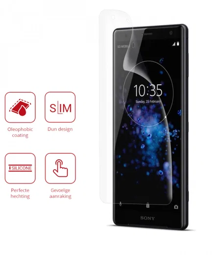 Rosso Sony Xperia XZ2 Compact Ultra Clear Screen Protector Duo Pack afbeelding 2