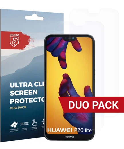 Rosso Huawei P20 Lite Ultra Clear Screen Protector Duo Pack afbeelding 1