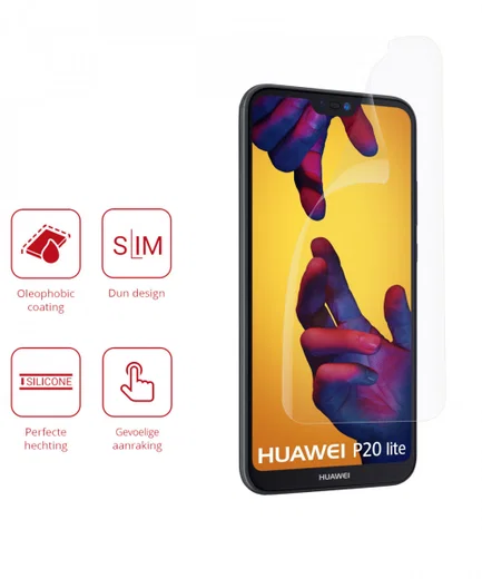 Rosso Huawei P20 Lite Ultra Clear Screen Protector Duo Pack afbeelding 2